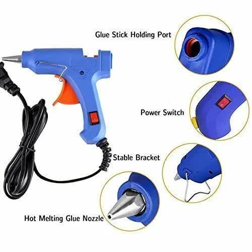 Hot Melt Glue Gun Set | 2 Pack | Trigger Adhesive with Glue Sticks | Repair Kit