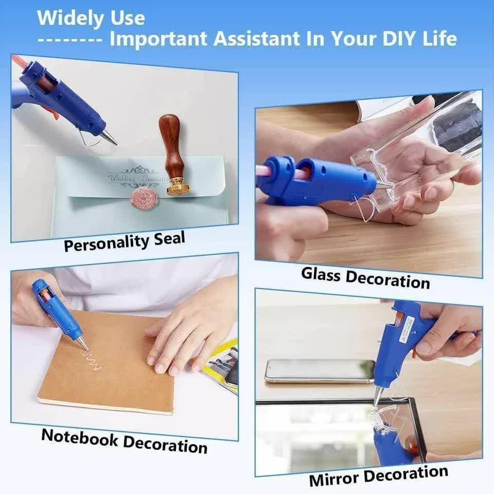 Hot Melt Glue Gun Repair Kit | Trigger Adhesive with Sticks | DIY Craft & Home Use