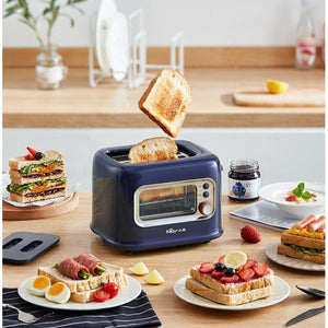 BEAR Double Slot Bread Toaster with Glass Window | DSL-C02X1