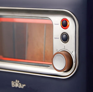 BEAR Double Slot Bread Toaster with Glass Window | DSL-C02X1