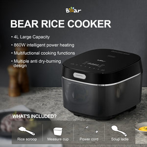 BEAR 4L Intelligent Power Heating Rice Cooker | DFB-Q40R5 | Smart Cooking