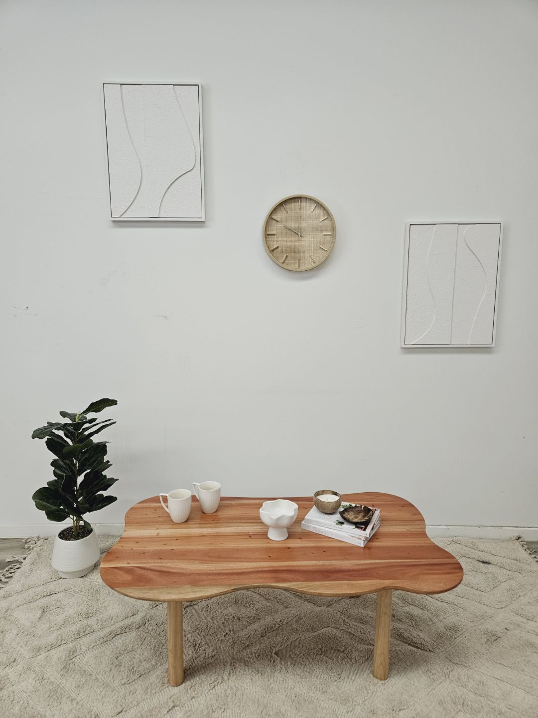 Hardwood Cloud Coffee Table