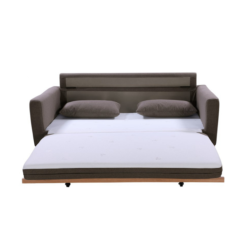SHASA 2 Seater Pull-Out Sofa Bed | Grey Taupe