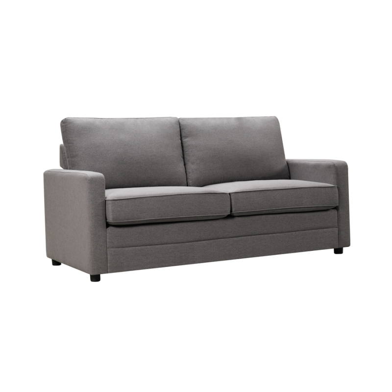 RAY 2 Seater Sofa Bed | Separate Foam Mattress | Dark Grey
