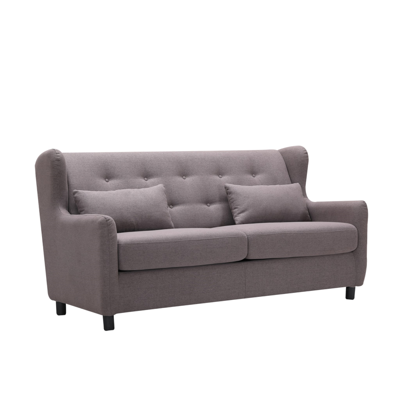 MARQUIS 2 Seater Sofa Bed | Separate Foam Mattress | Dark Grey