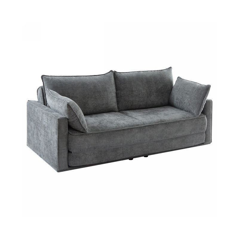 COMFY | 3 Seater Sofa Bed | Queen Size | Grey | Modern Living Room Furniture
