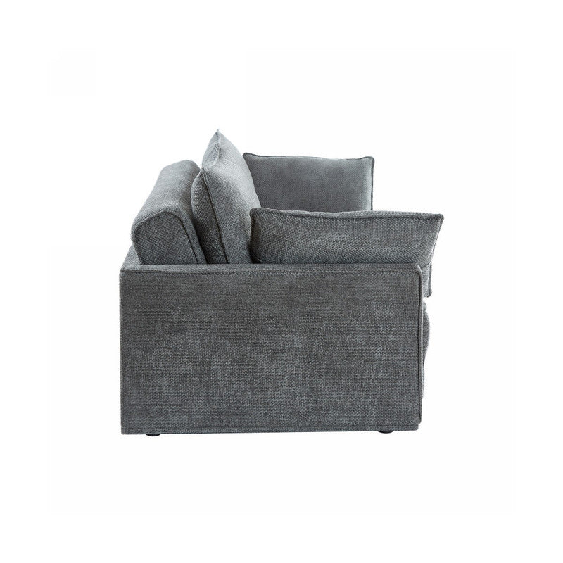 COMFY | 3 Seater Sofa Bed | Queen Size | Grey | Modern Living Room Furniture