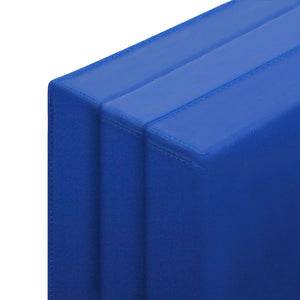 Folding Exercise Floor Mat | Dance Yoga Gymnastics | Home Pilates Training | Blue