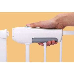 Adjustable Baby & Pet Safety Gate | Auto-Swing Security Door Barrier