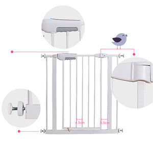 Adjustable Baby & Pet Safety Gate | Auto-Swing Security Door Barrier