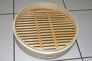 11" Bamboo Steamer Set | 2 Steamer Baskets with Lid | Traditional Asian Cookware
