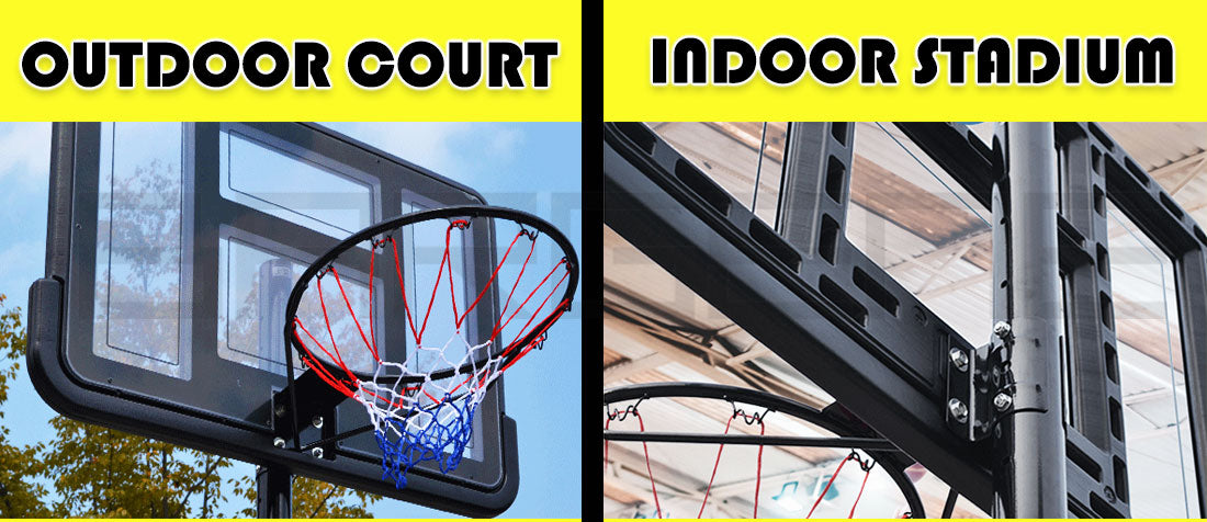 Basketball Hoop Stand | Portable Adjustable Backboard & Net System