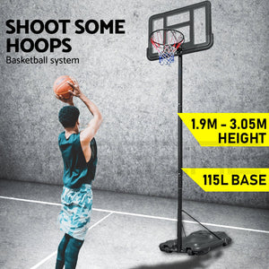 Basketball Hoop Stand | Portable Adjustable Backboard & Net System