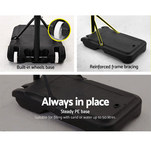 Adjustable Portable Kids Basketball Stand | Hoop Net & Rim System