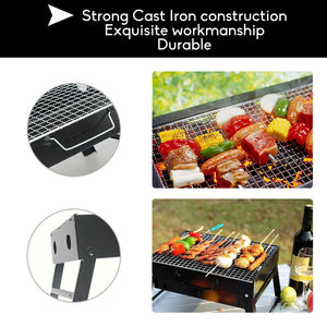 Outdoor Camping Portable Charcoal BBQ Grill | Hibachi Picnic Barbecue