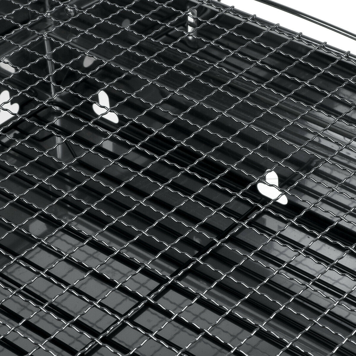 Portable Stainless Steel BBQ Charcoal Wood | Outdoor Barbecue Grill | Camping Picnic