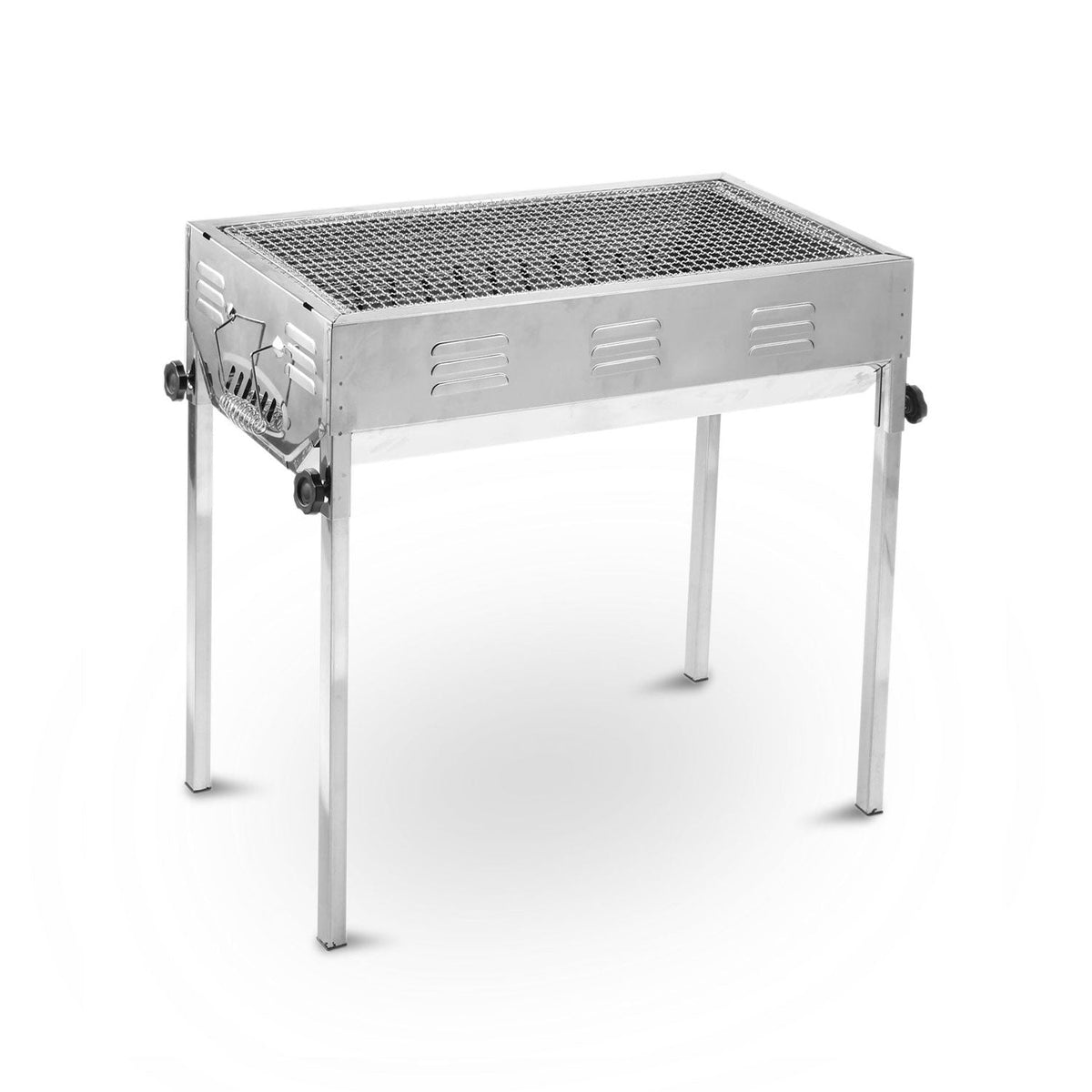 Stainless Steel Portable Outdoor BBQ Grill Set | Charcoal Kebab | Picnic Camping | Medium