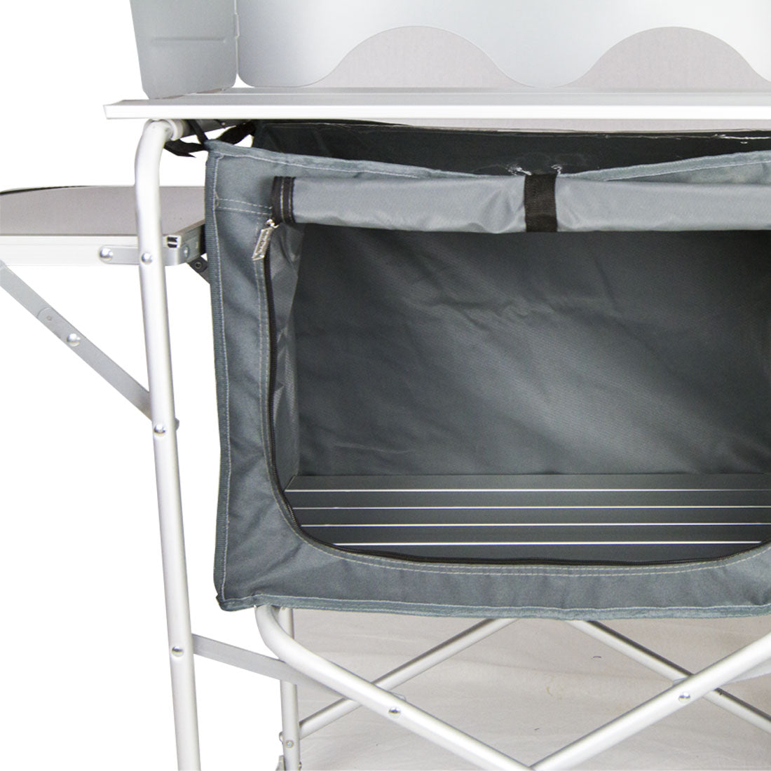 Single Pantry Storage | Camping Kitchen Shelf | Camp Cupboard | Windshield Cook Table