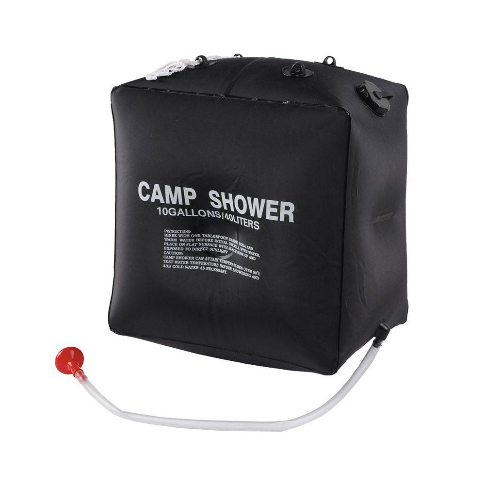 40L Craig Camp Shower Bag | Solar Heated Water Pipe | Portable Camping Shower