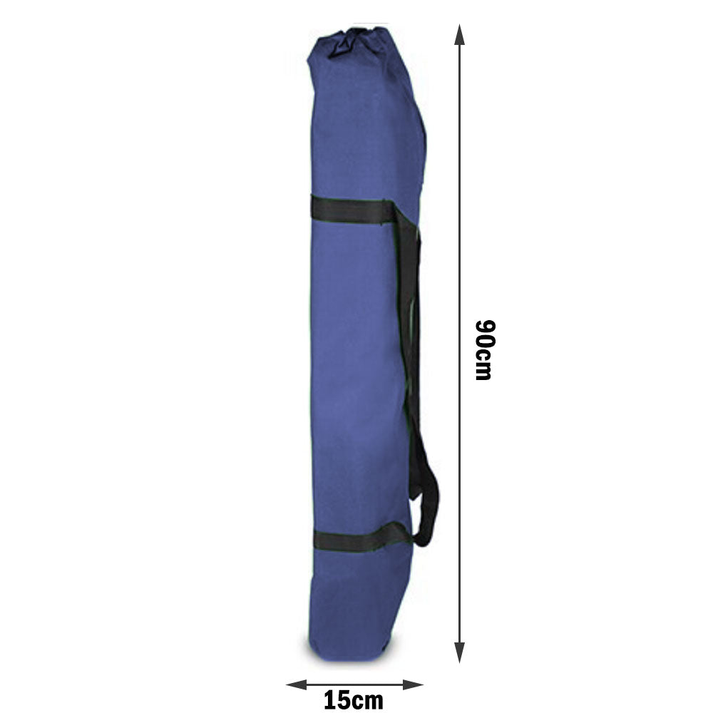 Camping Bed | Folding Stretcher | Lightweight w/ Carry Bag | Navy