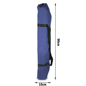 Camping Bed | Folding Stretcher | Lightweight w/ Carry Bag | Navy