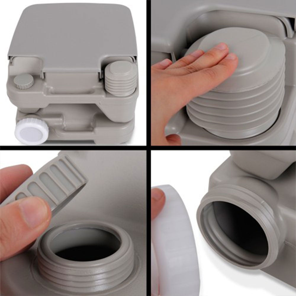 10L Outdoor Portable Camping Toilet | Compact Travel Commode