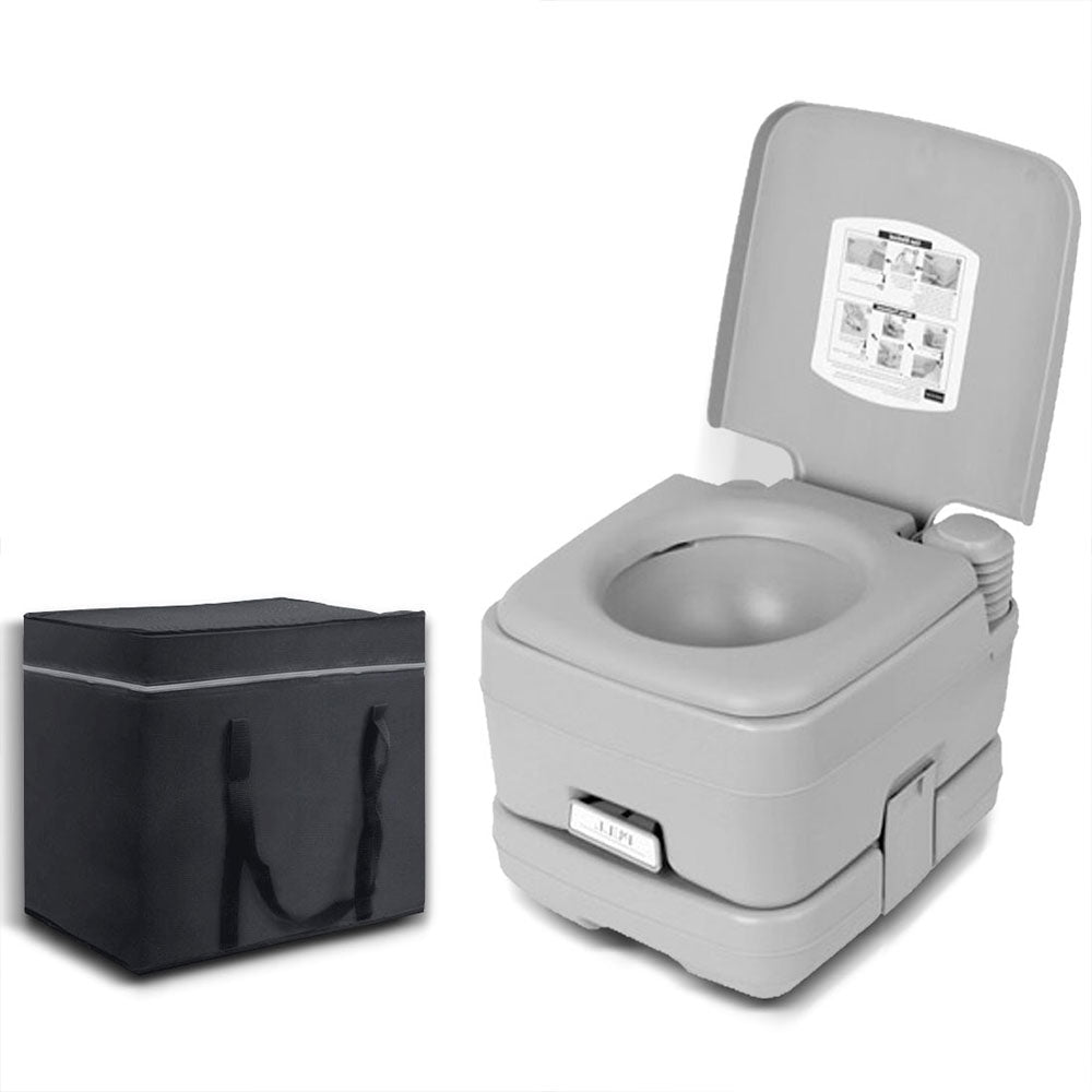 10L Outdoor Portable Camping Toilet | Bonus Carry Bag | Travel & Camping Essential