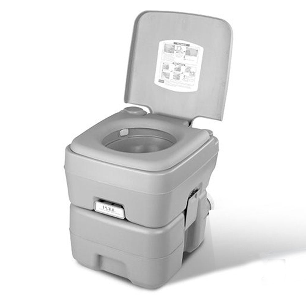 20L Outdoor Portable Camping Toilet | 50 Flush | Travel & Caravan Commode