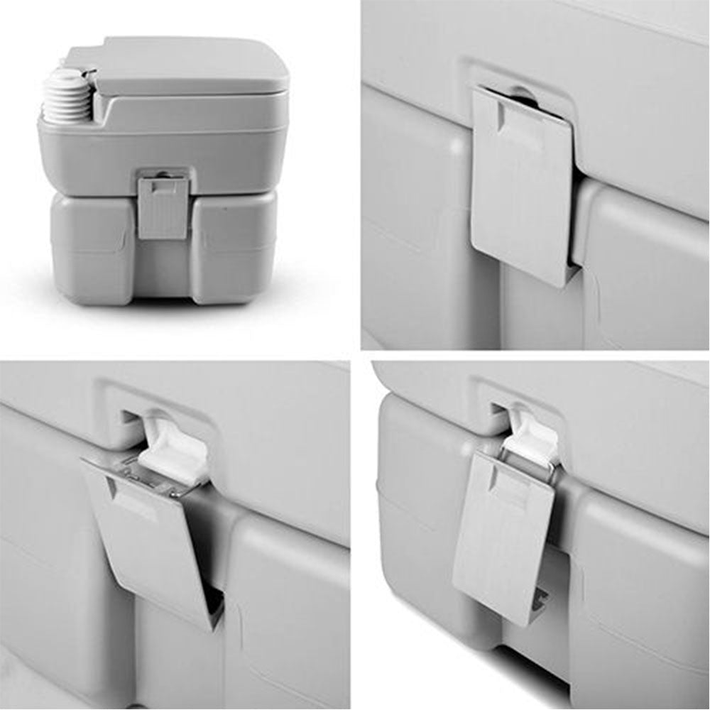 20L Outdoor Portable Camping Toilet | 50 Flush | Travel & Caravan Commode