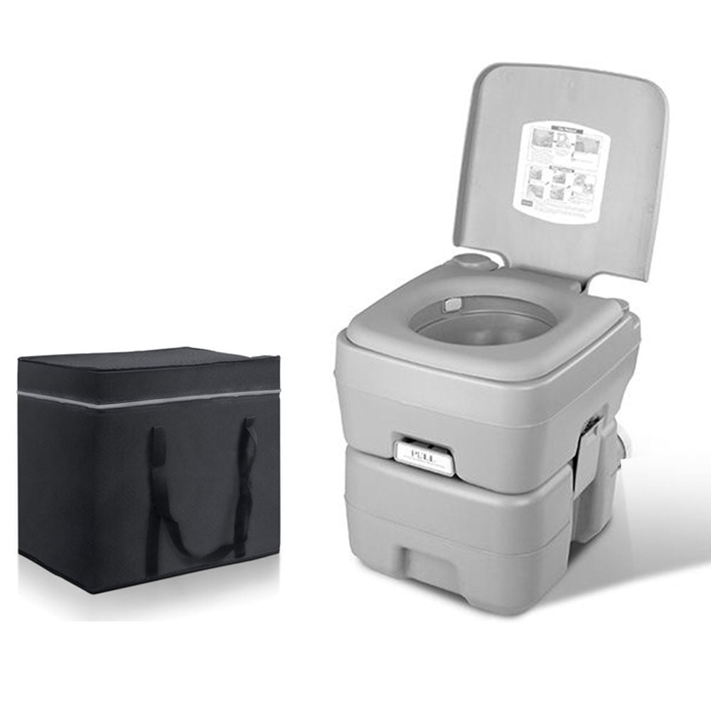 20L Outdoor Portable Camping Toilet | With Carry Bag | Compact Travel Toilet