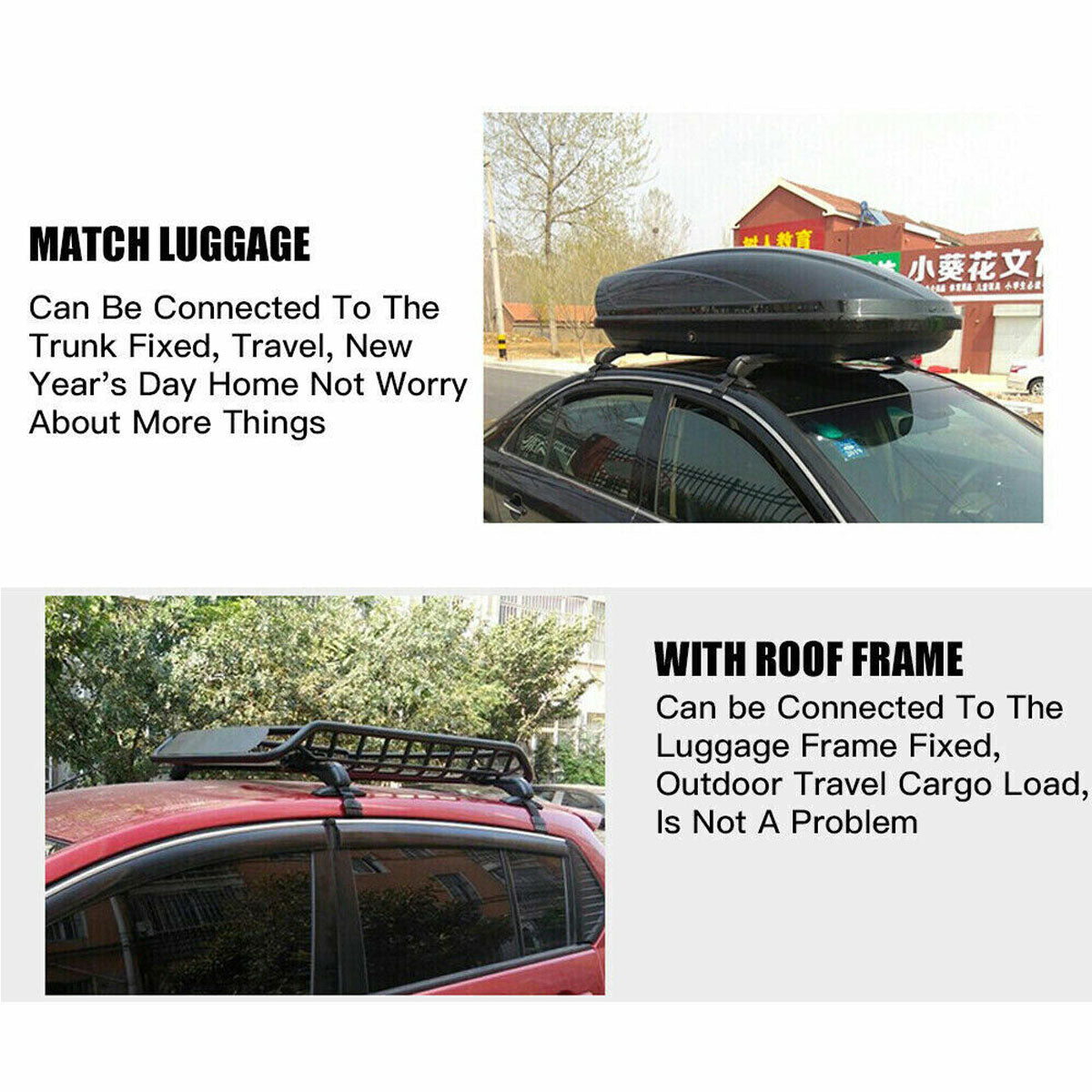 105cm Universal Car Roof Racks | Adjustable Cross Bars | Aluminium Alloy | Lockable Carrier