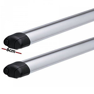 1350mm (54") Universal Car Roof Rack | Aluminium Alloy Cross Bars | Aero Lockable Carrier