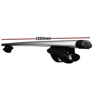 1350mm (54") Universal Car Roof Rack | Aluminium Alloy Cross Bars | Aero Lockable Carrier
