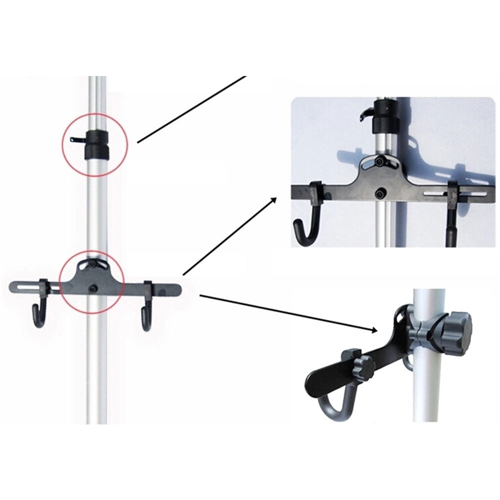 Heavy Duty Aluminum Alloy Bike Hanger | 2-Bike Storage Stand | Up to 4M