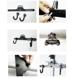 Heavy Duty Aluminum Alloy Bike Hanger | 2-Bike Storage Stand | Up to 4M