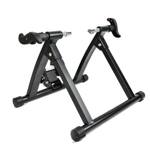 Indoor Bicycle Trainer | Foldable Parabolic Bike Training Stand | Fitness Cycling