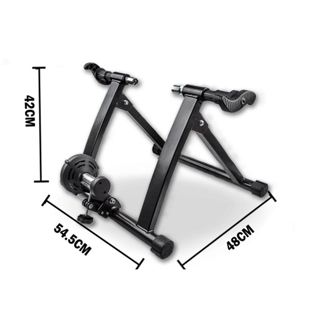 Indoor Bicycle Trainer | Foldable Parabolic Bike Training Stand | Fitness Cycling