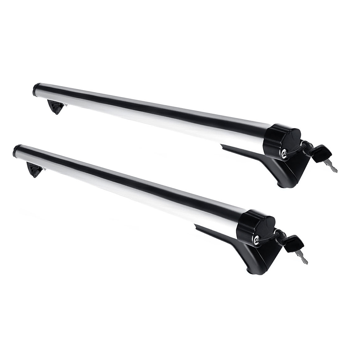 125cm Universal Car Roof Racks | Adjustable Aluminium Alloy Cross Bars | Lockable Carrier