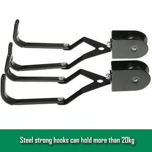 Premium Storage Hoist | Surfboard Kayak Bicycle Rack | Bike Lift Ceiling Hook