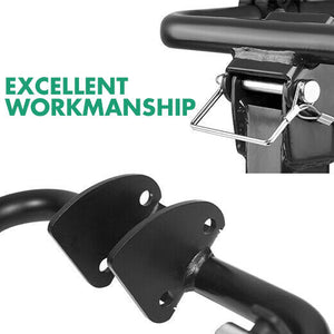 3-Bike Car Rear Rack | Foldable Steel Hitch Mount | Towbar Bicycle Carrier