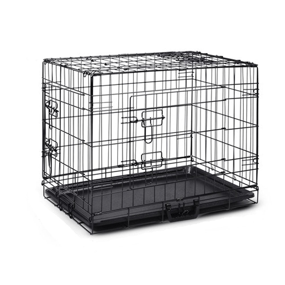 42" Portable Pet Dog Cage | Collapsible Metal Crate Kennel