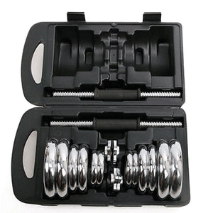 20KG York Dumbbell Set | Home Gym Weights | Barbell with Case