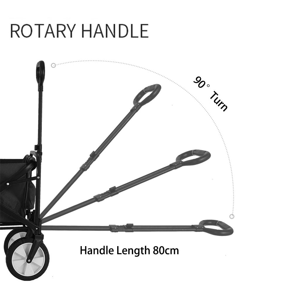 Foldable Collapsible Wagon Cart | Garden Beach Outdoor Trolley | Fishing Camping
