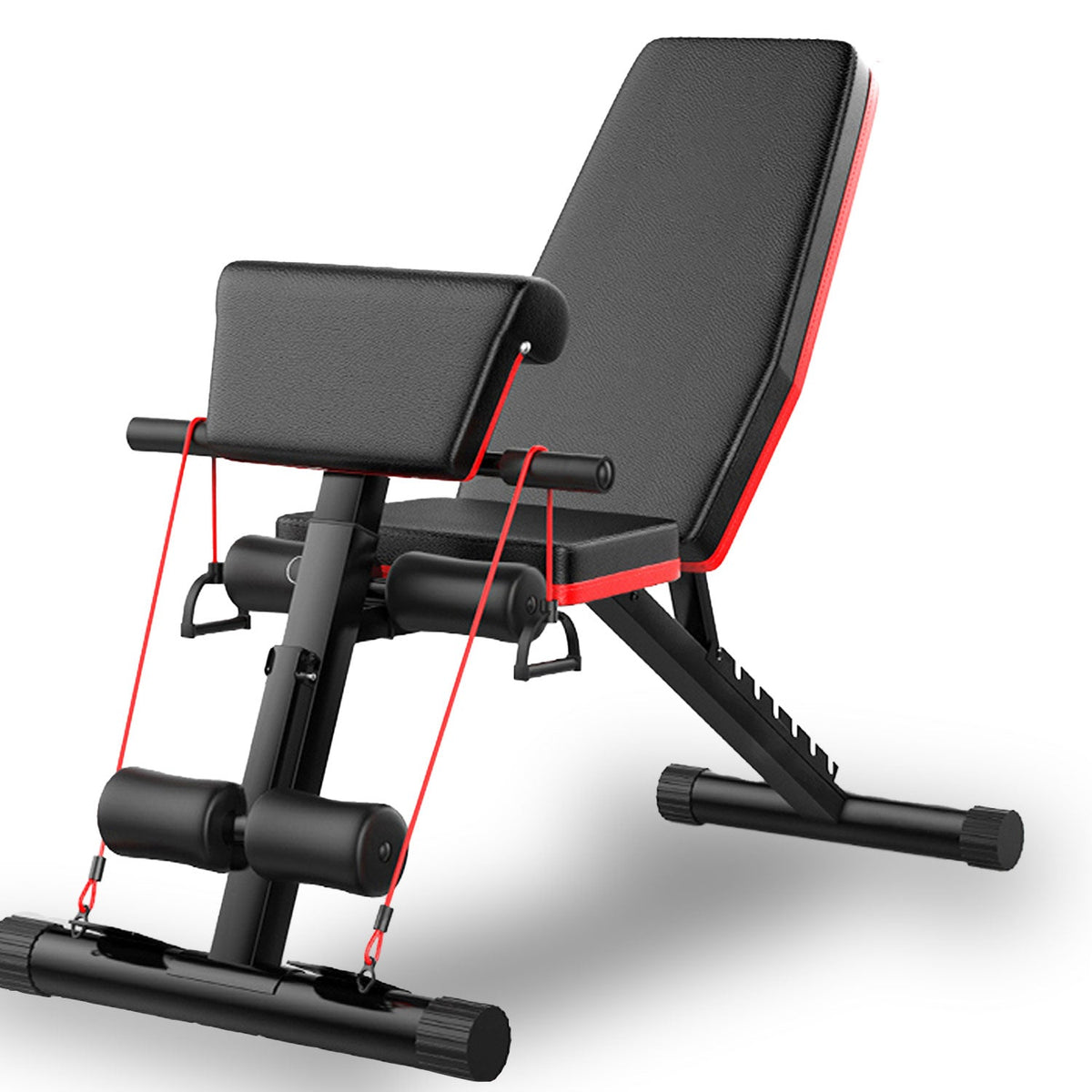 Adjustable FID Weight Bench | Ab Incline Sit-Up Press | Home Gym Workout
