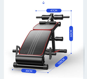 Foldable Weight Sit-Up Bench | Adjustable Press Home Gym | Abdominal Exercise