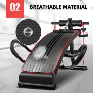 Foldable Adjustable Sit-Up Ab Bench | Weight Press Abdominal Fitness Gym