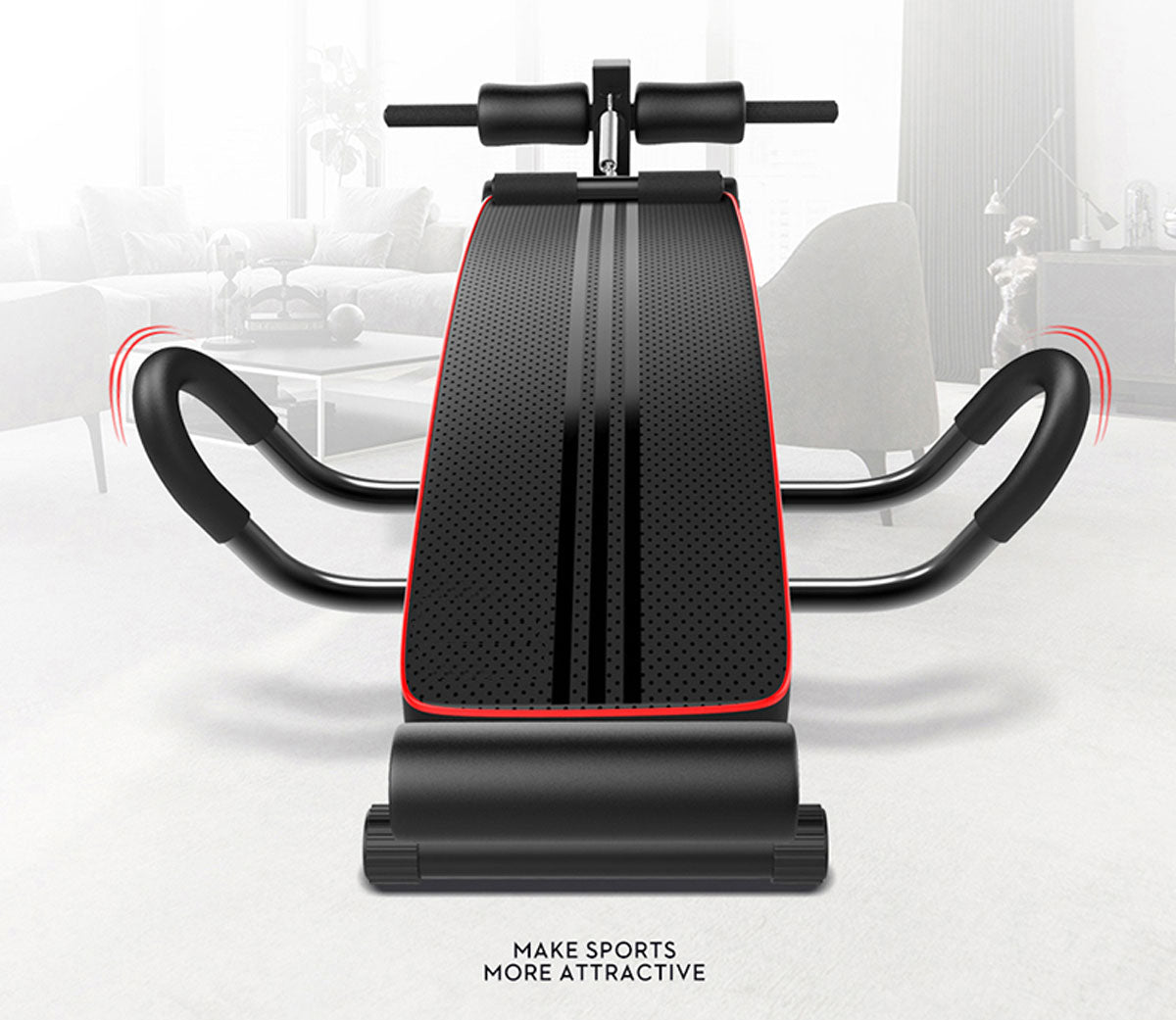 Foldable Adjustable Sit-Up Ab Bench | Weight Press Abdominal Fitness Gym