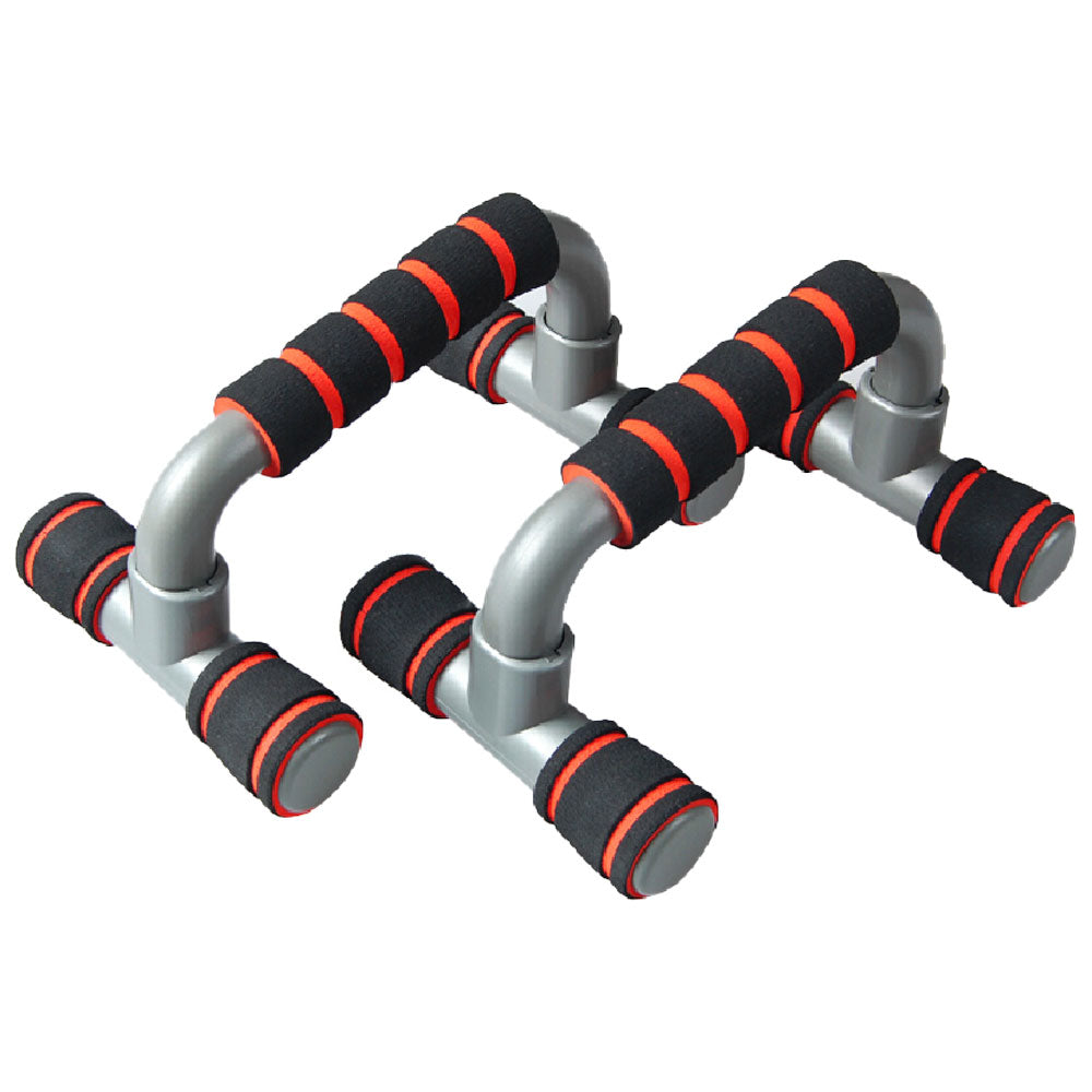 Push Up Bar Handle | Push-up Stand Grip | Home Fitness Exercise Workout | Red