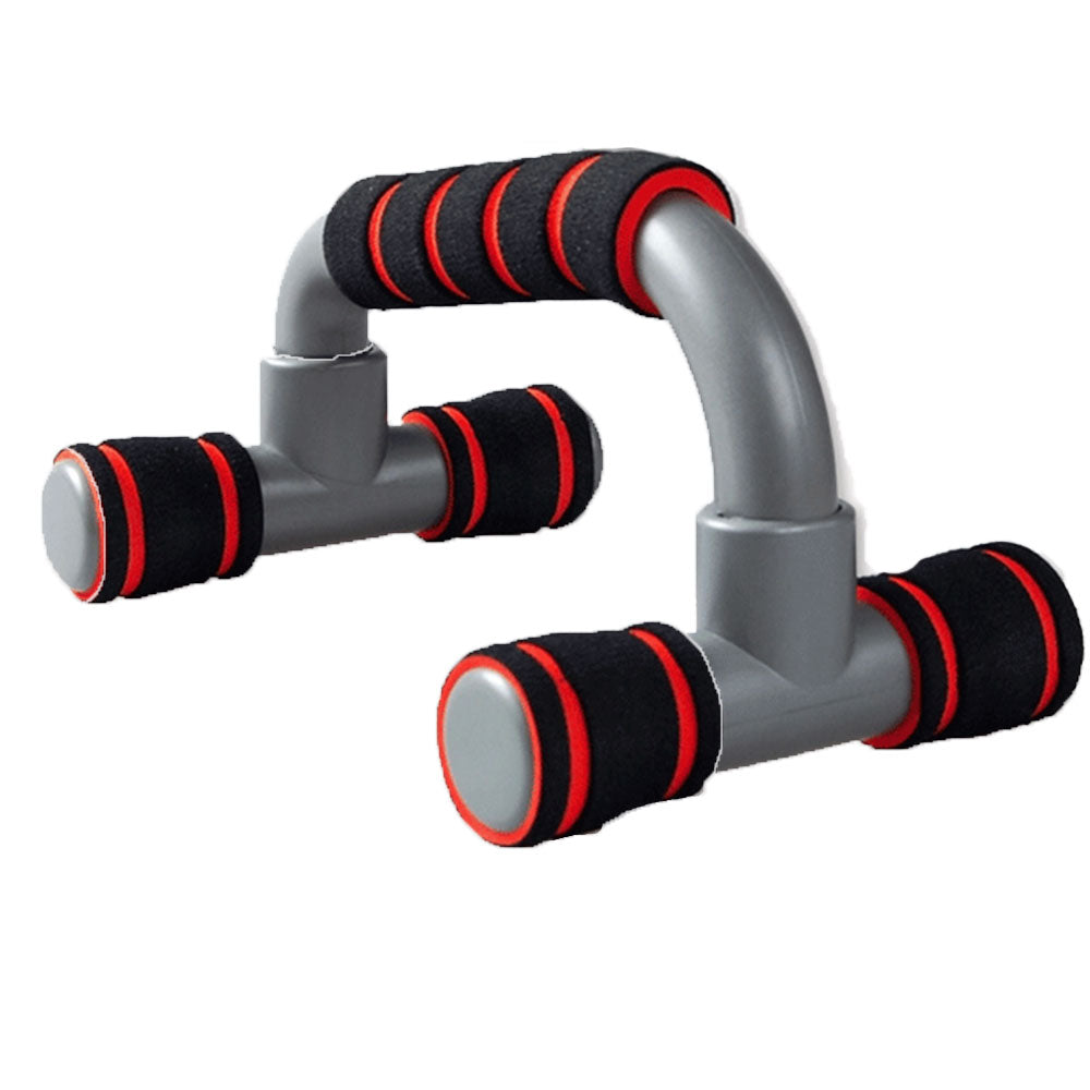 Push Up Bar Handle | Push-up Stand Grip | Home Fitness Exercise Workout | Red