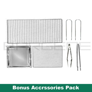 Large Portable Charcoal Outdoor BBQ Grill | Barbecue Set | Camping Picnic